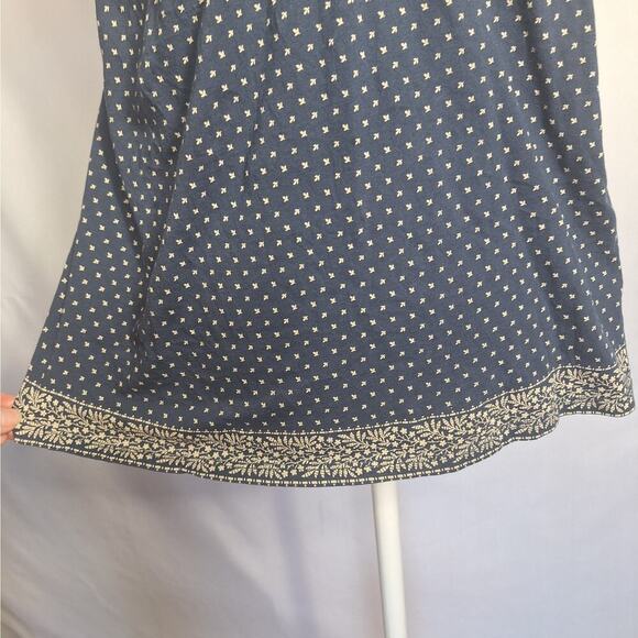 True Religion Womens Babydoll Tank Spaghetti Strap Coquette Hippie Navy Small P - Picture 4 of 13